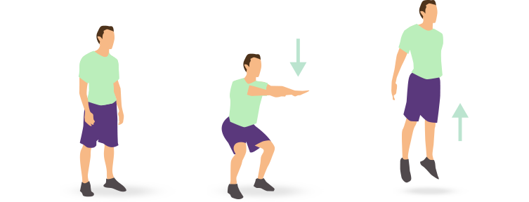 Squat jump
