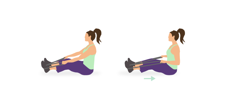 Seated rowing